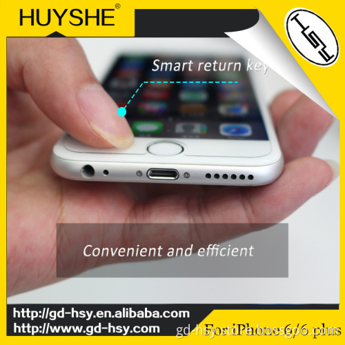 HUYSHE Hot Selling 0.2mm 2.5D 9H Japan Asahi Smart Key Tempered Glass Screen Film for iphone6/6plus